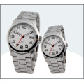 2015factory OEM New Style Fashion Cheap High Quality Stainless Steel Wrist Watches for Couples